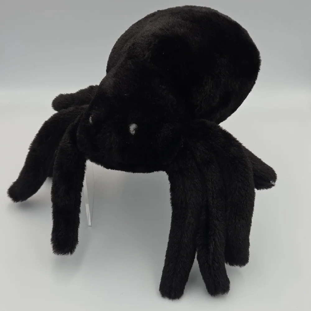 Target 2024 Hyde & Eek! Spider Halloween Faux Shearling Throw Pillow Plush Black
